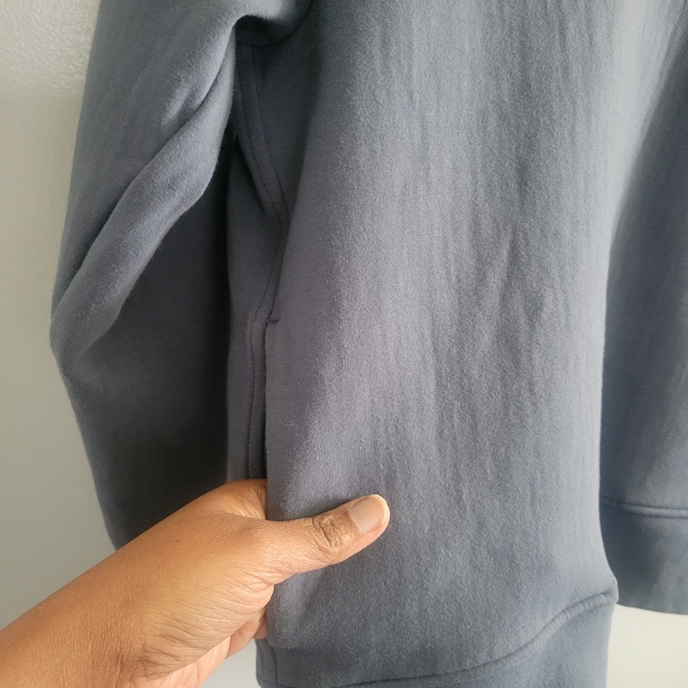 BANANA REPUBLIC (B. R Standard Line) Men's Size L Blue Hoodie - Picture 8 of 10
